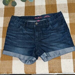 Children’s place Girls size 10 plus jeans shorts